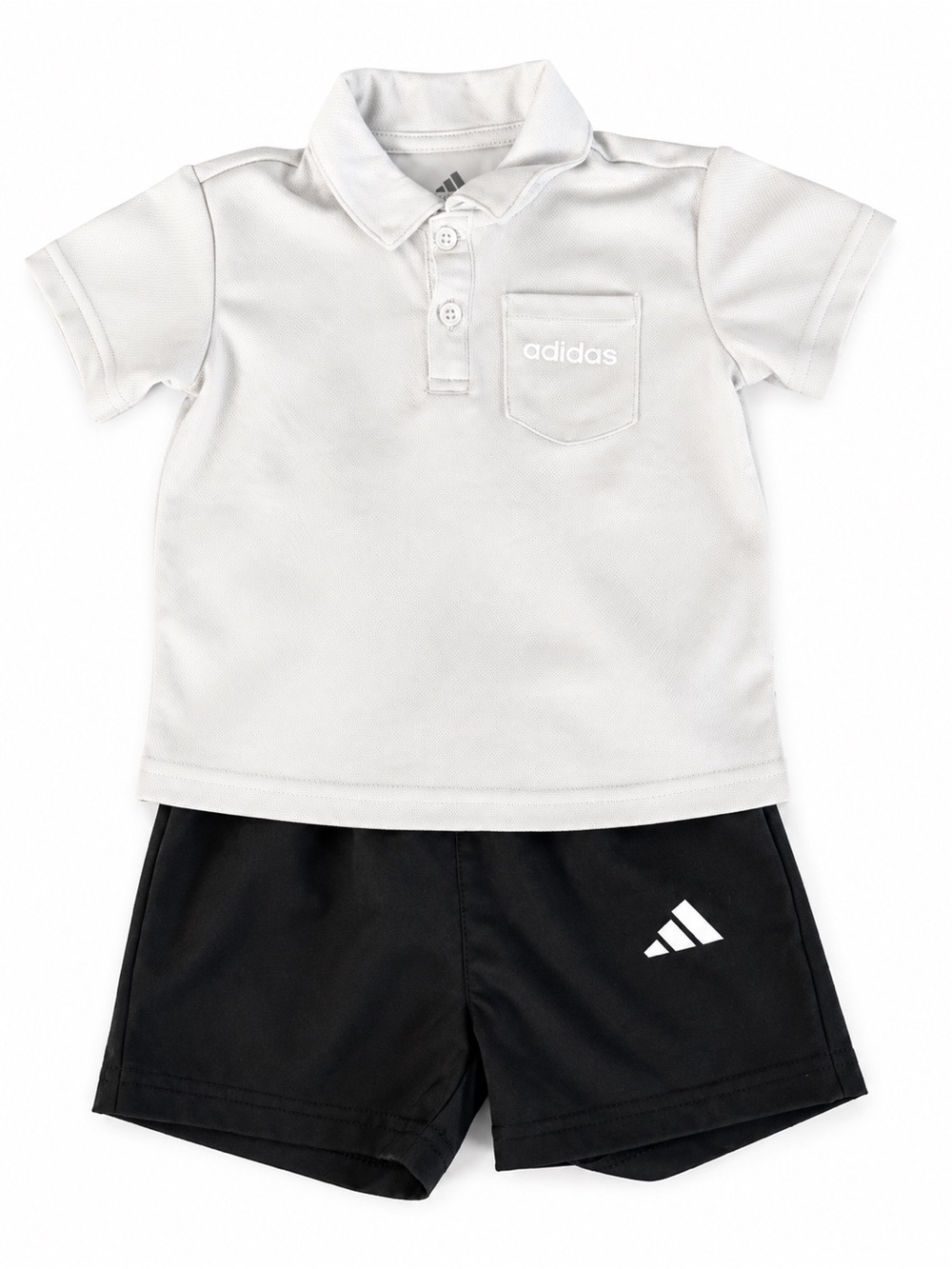 Adidas Baby Boy 2-Piece Polo & Shorts Set Outfit - 12 Months